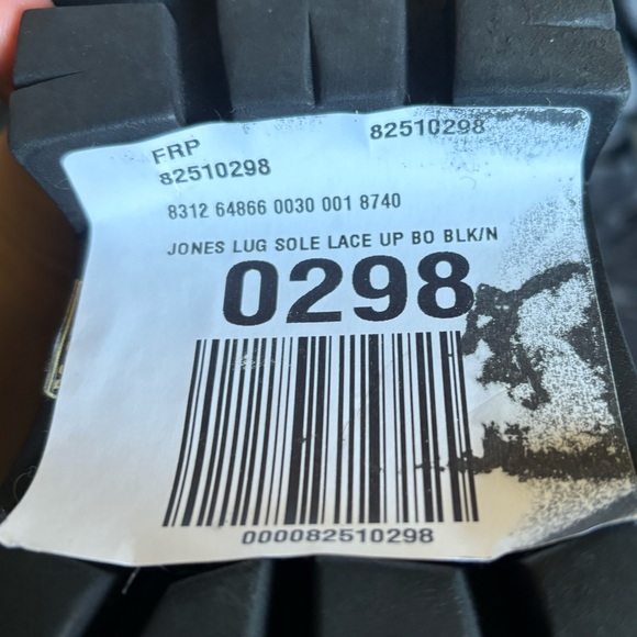 Free People Jones Lug Sole Black Combat Boot - Picture 11 of 12